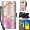 PHINIENLAND Cover per Samsung Galaxy S10e PU Pelle Custodia Flip Rosa