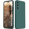 ISOI - Cover per Samsung Galaxy S23 FE, Custodia Morbida in Silicone Liquido, Protezione Completa Antiurto Ultra Sottile per il Corpo - Verde Notte