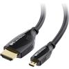 Cable Matters Cavo Micro HDMI a HDMI Alta Velocità Risloluzione, 2 m, 4K