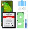 Beefix Batteria di ricambio per Samsung Galaxy S20 FE (G780F), A52 (A525F), A52s (A528B), 4500 mAh ad alta capacità per Galaxy (A526B), S20 FE 5G (G781B)(EB-BG781ABY) con strumenti di riparazione