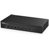 Binardat Switch in fibra a 8 porte 10 Gigabit, slot SFP+, 1G/10G supporto, larghezza di banda 160Gbps, desktop in metallo non gestito | Switch di rete per montaggio su rack