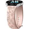 FYISWHO Silicone Cinturino per Garmin Vivoactive 6/5/3, 20mm Flower Sport Bracciali Cinturini di Ricambio per Garmin Vivomove 3/Sport/Style/Luxe/Trend/HR,D2 Air X10/Bounce 2
