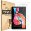 Mr.Shield Pellicola Protettiva per TCL Tab 10L Gen2 [2nd Gen] 10.1 Inch Vetro Temperato [9H Durezza] [2 Pezzi] Protezione Schermo Senza Bolle