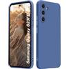 ISOI - Cover per Samsung Galaxy S23 FE, Custodia Morbida in Silicone Liquido, Protezione Completa Antiurto Ultra Sottile per il Corpo - Blu