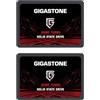 Gigastone SSD SATA III 512GB (2 Pack) 2,5 SSD interno 3D NAND Internal Solid State Drive Compatibile con Laptop e PC Desktop 2.5 Inch Velocit? di Lettura fino a 550MB/s SLC Cache Performance