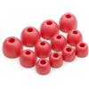 Okuli 12 x Gommini Auricolari in Silicone Ricambio per BEATs Studio Buds, Fit Pro Auricolari Cuffie in Rosso