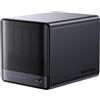 MINISFORUM N5 Air 5-Bay Desktop NAS, AMD Ryzen 7 255, 8C/16T CPU, Radeon 780M,64GB SSD, 3×M.2 NVMe, 10GbE + 5GbE, porte OCuLink e USB4, slot di espansione PCIe x16 (senza HDD)