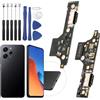 RongZy Dock Connettore di Ricarica Compatibile con Xiaomi Redmi 12 4G USB Dock Charging Flex di Ricambio per Xiaomi Redmi 12 4G