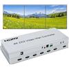 GKRONG 2x3 Video Wall Controller | 4K@30Hz | Edge Masking,1 HDMI Input & 6 HDMI Outputs,1x1,1x2,1x3,1x4,1x5,1x6,2x1,2x2,2x3,3x1,3x2,4x1,5x1,6x1 IR Control,Plug & Play
