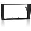 Audioproject A135 - Mascherina-2-DIN universale per autoradio compatibile con: Audi A3 8P 8PA 2-DIN Bj. 2003-2012 Symphonie Chorus RNS-E nero