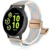 CHULN 20mm Cinturino Compatibile con Garmin Vivoactive 5/3/3 Music/Vivomove Trend/Venu Sq 2/2 music/Venu 2 Plus, Sportivo Nylon Magnetico Braccialetto di Ricambio per Garmin Forerunner 245/645.