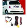 LALAIJDOU Telecamera per auto ad alta risoluzione, telecamera di retromarcia con luce targa a colori per Fiat 500L