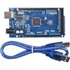 GERUI Scheda Mega-2560-R3, Scheda di Sviluppo Mega-2560 con Cavo USB Compatibile con modulo 2560 R3 Migliorato con Cavo Dati Alimentazione 6,5~12V Compatibile con Arduino IDE