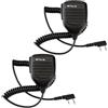 Retevis Microfono Altoparlante 2 Pin Walkie Talkie Altoparlante Compatibile con Baofeng UV-5R BF-88E BF-888S Ricetrasmettitore RT24 RT27 RT668 RT622 H777 Kenwood Sunreal (2 Pezzi)
