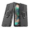 IMIRST OnePlus 9 Pro 5G Custodia, Armor Custodia con 360 Gradi Girevole Anello, Silicone TPU e PC Doppio Strato Bumper Protettiva Cover per OnePlus 9 Pro 5G. HB Black