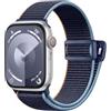 Easuny Solo Loop Cinturino Compatibile con Cinturini Apple Watch 45mm 44mm 42mm 49mm, Nylon Band Sport Elastico Cinturini per Apple Watch SE/iWatch Series 9 8 7 6 5 4 3 2 1 Ultra 2/Ultra, Blu