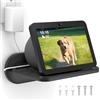 HomeMount Montaggio a Parete per Echo Show 8 / Nest Hub | Supporto Robusto, Risparmio di Spazio | Gestione Cavi Nascosta, Installazione Stabile (Nero)