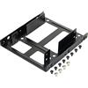Poppstar Supporto per montaggio SSD e HDD (kit di montaggio con staffa HDD SSD per dischi interni da 2,5 e montaggio a vite)