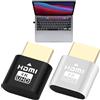MSMXCS Confezione da 2 stick HDMI wireless 4K, adattatore mirroring per TV/PC/cellulare, ricevitore multimediale intelligente Plug & Play, accesso a tutti i canali, dispositivo di colata ultra HD
