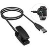 INF Cavo di ricarica compatibile con Garmin Forerunner 235, 735XT, 630, 645, 230, Vivomove HR e Approach S20 caricatore con supporto per clip, protezione da sovratensione integrata e protezione da