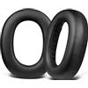 SOULWIT Cuscinetti Auricolari Sostitutivi Professionali per Jabra Elite 85h cuffie over-ear Wireless, Padiglioni per le Orecchie in Pelle Sintetica Morbida e Schiuma Isolante del Rumore - Nero