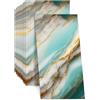 XQZMD 10 pezzi di adesivi per piastrelle in marmo, 60x30 cm, adesivi per parete autoadesivi, rimovibili e impermeabili in PVC lucido per cucina, bagno e decorazione della casa (D)