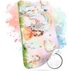 SilverRack - Tappetino da bagno antiscivolo per bambini 100x40 cm - Antiscivolo per vasca da bagno senza BPA - Tappetino da bagno per bambini - per neonati e bambini - Tappetino antiscivolo - Bath Mat