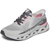 Skechers Donna Glide-Step Altus Slip-In ALLENATRICE, Gray Synthetic/Mesh/Pink Trim, 40 EU
