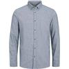 JACK & JONES S JJECLASSIC Melange Shirt LS SN Hemd, Faded Denim, M, Denim Sbiadito, M