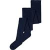 Name It Nknpantyhose Rib 2P Noos, Collant Unisex - Bambini e ragazzi, Grigio (Dark Grey Melange), 122-128