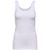ONLY Onllive Love S/L Tank Top Noos Donna, Bianco, XS