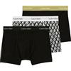Calvin Klein Uomo Pantaloncini Boxer Confezione da 3 Intimo, Multicolore (Black/White/Grey Heather), XL