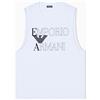 EMPORIO ARMANI Canotta Uomo Bold Logo Girocollo Bianco XL