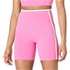 Amazon Essentials Pantaloncini Biker da Yoga in Morbidissimo Tessuto Tecnico FormFlex, a Vita Alta Donna, Grigio Ardesia/Bianco, S