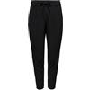 ONLY Onlpoptrash-Sally Easy MW Rib Pnt, Pantaloni Donna, Nero, M / 30L