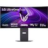 LG UltraGear OLED 34GX900A Monitor Gaming 34 Pollici Curvo per Gaming, Risoluzione WQHD (3440x1440) 21:9, 240Hz, 0.03ms (GtG), G-Sync, USB-C, HDMI 2.1, Speaker Stereo 14W, Stand regolabile, Nero