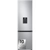 Samsung Frigorifero Combinato EcoFlex AI RB38C634DSA/EF con Dispenser dell'Acqua, WiFi, SpaceMax, Total No Frost, Motore Digital Inverter Garantito 20 Anni, 386 L, LxAxP: 59,5x203x65,8 cm, Silver Inox