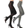 WAKUNA 2 Paia Collant Opaco Contenitivo Modellante Donna 40 Denari - Microfibra Calzamaglia Pantyhose Neri Colorati