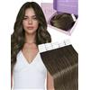 Fshine Extension Capelli Veri Biadesivo 30g 30cm Balayage Biondo Cenere