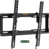 Perlegear Supporto TV Parete Inclinabile, Staffa da Parete per TV da 26"-65", Max VESA 400x400, Supporto TV Ultra Resistente 45kg