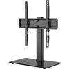 BONTEC Supporto da Tavolo per TV da 24-60 Pollici, Regolabile in Altezza e Girevole Piedistallo per TV Max VESA 400x400 mm, che Regge fino a 45 kg