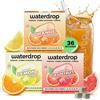 waterdrop MICRODRINK waterdrop® Set Microdrink, ARANCIA, LIMONE e POMPELMO, 36 cubetti effervescenti senza zucchero per aromatizzare l'acqua, Estratti di frutta e piante, Acqua Aromatizzata senza infusione a freddo