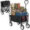 Carrello pieghevole portatile con ruote, design leggero e