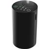 KONCHILE Diffusore senza acqua per oli essenziali per casa, funzionamento a batteria, senza fili, con temporizzazione e 3 livelli di nebbia, auto, camera da letto, ufficio, lega di alluminio nera (nero)