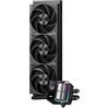 PCCOOLER CPS DS360 Dissipatore Liquido AIO per CPU Raffreddamento a Monitor Digitale Dissipatore Liquido 360mm per CPU per AM4 AM5 Intel LGA 1700/1851/20XX (DS360Pro Digital BK)