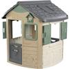Smoby - Casetta Jura Lodge Green - realizzata in plastica riciclata, + 2 anni