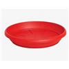 Arca S.p.a. Piatto per Vaso Similcotto Diametro 22 Colore Rosso