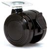 Avo Ruota in Poliammide 6 con Supporto in Acciaio Diametro 40 mm