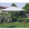 Verdelook Gazebo 3x3 Acciaio Antracite Telo Poliestere 180gr Ecru per Giardino Terrazzo eo