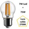 Bot Lighting S.r.l. Lampadina Sferetta led 7w Luce Calda 2700k 1055 Lumen e27 bot Lighting